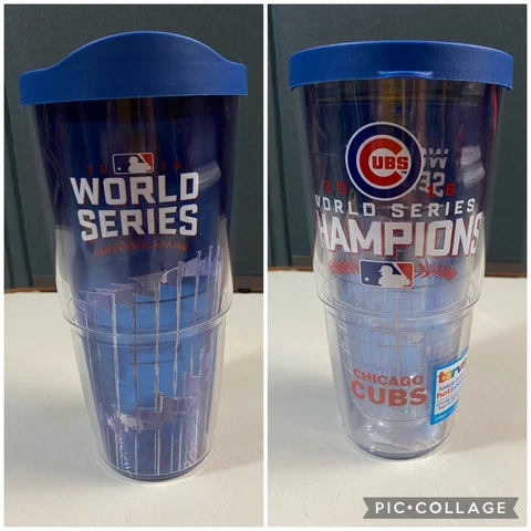 MLB Chicago Cubs Team Tervis 24oz. 2016 World Series Champions Tumbler With Lid Cover