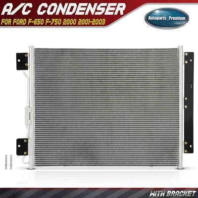 Конденсатор кондиционера с кронштейном для Ford F-650 F-750 2000-2003 L6 5,9 л 7,2 л V8 7,3 л - Изображение 1 из 4