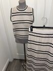 Solitaire by Anthropologie Knit skirt & Top Set Size Small
