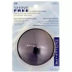 Maybelline Shine Free Oil Control Loose Powder, 210 Light, 0.7 oz - Picture 1 of 3