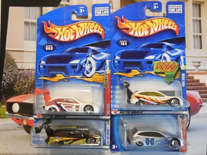 Hot Wheels Ford Focus LOT 4 TECH TUNERS FORST EDITIONS YOKOHAMA MEGUIARS HANDY - Picture 1 of 10