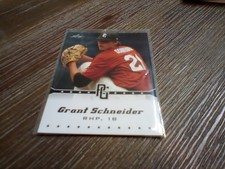 GRANT SCHNEIDER 💣⚾🌟 2013 LEAF PERFECT GAME 🌟⚾💣 ROOKIE PROSPECT