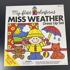 Miss Weather My First Colorforms Dress Up SET Vintage Preschool Kindergarten Fun