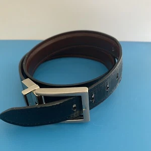 Dickies Boys Belt Reversible Imitation Leather Black Brown Size M 26 - 28 - Picture 1 of 7