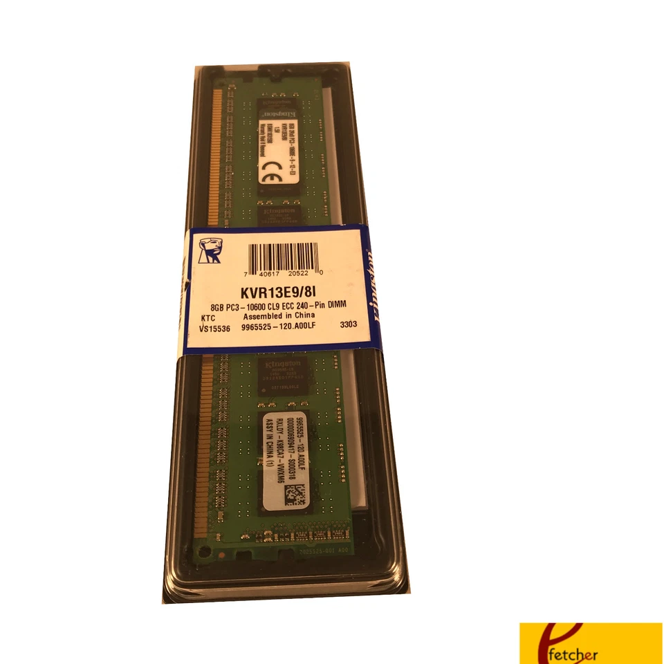Kingston KVR13E9/8I Intel Certified Memory for Intel Server Boards - Image 1 of 1
