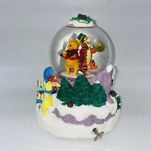 Disney Winnie the Pooh & Friends Holiday Concert Christmas Musical SnowGlobe - Picture 1 of 8