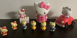 Hello Kitty Figure Small Mini Micro Lot HTF Rare - Picture 1 of 7