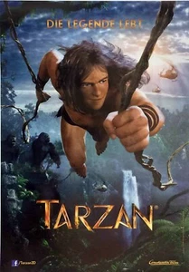 Tarzan 3D - Kellan Lutz - Spencer Locke - Filmposter 37x53cm gerollt - Picture 1 of 1