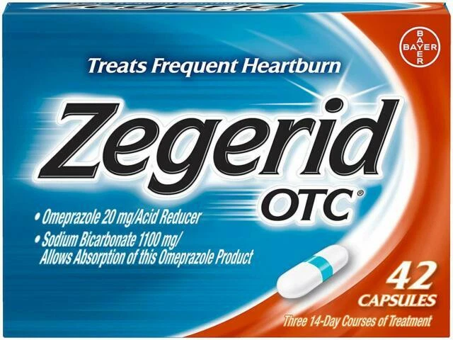 Zegerid OTC Heartburn Relief 20mg Capsule - 42 Count