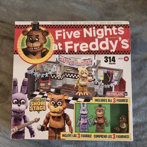 McFarlane Toys Five Nights At Freddys The Show Stage Freddy Bonnie Chica CIB - Picture 1 of 5