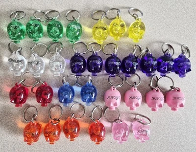 Miniature Citibank Vintage Piggy Bank Keychains LOT Of 41 - Image 1 of 2