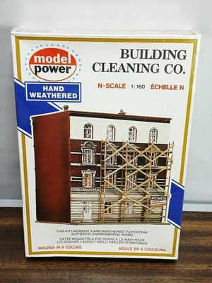 Vtg Model Power BUILDING CLEANING CO. MODEL KIT=N scale / Never Opened - Image 1 of 4