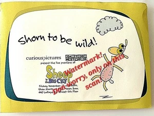 SELTENE Mo Willems SCHAFE IN DER GROSSSTADT "Wolle" Premiere Einladung & Animation Kunstwerk - Bild 1 von 8