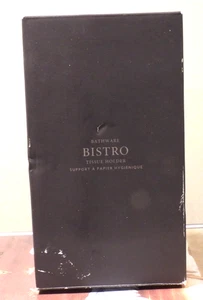 Soporte de papel higiénico para bistró de herrajes de restauración cromo pulido nuevo sellado - Imagen 1 de 2