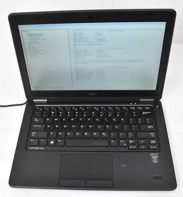 Dell Latitude E7250 Laptop i7-5600U 2.6GHz 8GB 256GB SSD No OS 12.5" - Image 1 of 4