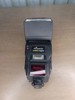 Promaster 5750DX Digital Flash AF  Tested  Working  ! - Image 1 of 4
