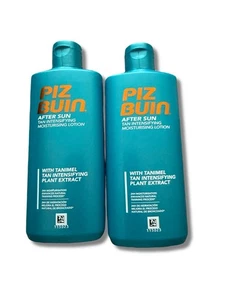 2 Pack PIZ BUIN After Sun Tan Intensify Moisturising Lotion 7 Oz with Tanimel - Picture 1 of 1