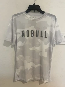 Camisa Camuflada No Bull Para Hombres Entrenamiento Crossfit Gimnasio Blanco/Gris Claro Talla M - Imagen 1 de 6