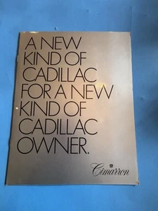 Cadillac Cimarron 1982 VINTAGE Automobile Sales Brochure - Picture 1 of 3