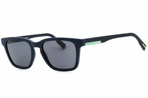LACOSTE L987S 401 Sunglasses Matte Blue Frame Blue Lenses 53mm - Picture 1 of 4