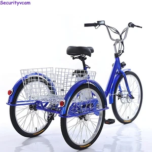 24 Zoll Elektro-Dreirad, 350W,36V Dreirad mit Korb, LCD-E-Dreirad für Erwachsene - Bild 1 von 12