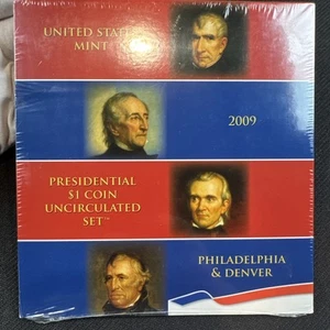 2009 UNITED STATES MINT PRESIDENTIAL $1 COIN UNCIRCULATED P,D SET - Picture 1 of 2