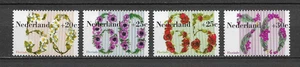 Nederlands 1982 Zahlen & Blumen Serie von 4 postfrischen Marken MNH /TE5723 - Bild 1 von 1