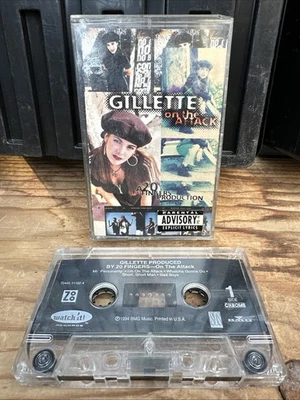 Gillette On The Attack Cassette 1994 BMG Zoo SOS 20 Fingers Tested - Imagem 1 de 4