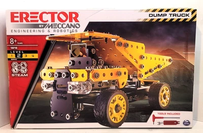 Camión de volteo Erector by Meccano #18210 nivel 2 novato 2018 293 piezas vapor ¡Nuevo! Foto 1 de 4
