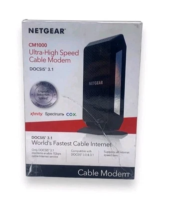 Cable módem ultra alta velocidad NETGEAR CM1000 DOCSIS 3.1 1 GBPS NUEVO Internet  Foto 1 de 4