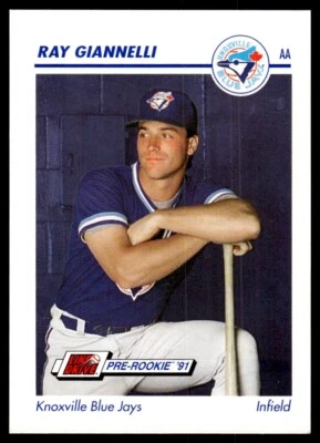 1991 Line Drive AA Baseball Card Ray Giannelli Knoxville Blue Jays #357 - Image 1 of 2