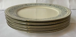 5 Vtg Noritake Ivory China Monteleone 10 5/8" Dinner Plates Perfect Condition! - Picture 1 of 7