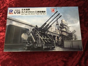 Pistola triple AA 1/35 PitRoad Skywave G47 Imperial Navy tipo 96 25 mm - Imagen 1 de 7