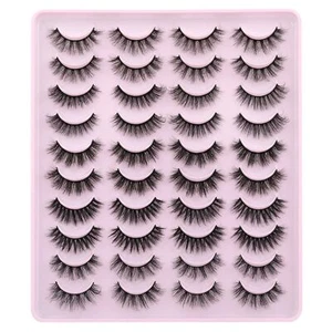 False Eyelashes Natural Fluffy Wispy Faux Mink Lashes 5D 14mm-18mm 5 Styles M... - Picture 1 of 7