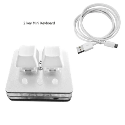 2-Key Mini Keyboard Mechanical Keyboard Replacement for Sayobot O2C OSU Keypad - Image 1 of 4