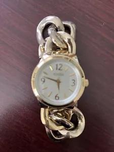 Reloj de pulsera RJ Graziano con eslabón en tono dorado - Imagen 1 de 3