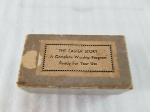 VINTAGE EASTER STORY COMPLETE WORSHIP PROGRAM CATHEDRAL PICTURES SLIDES - Picture 1 of 4