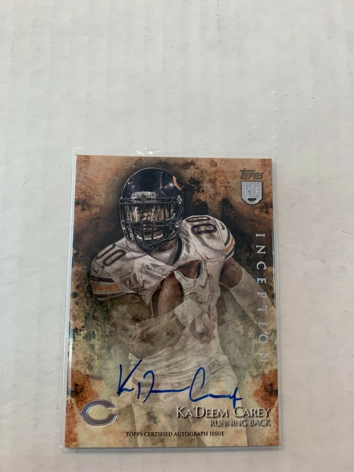 Ka'Deem Carey 2014 Inception Rookie Auto Card #26 - Image 1 of 1