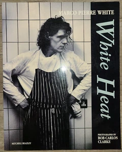 Vtg softcover cookbook, White Heat by Marco Pierre White, 1997   (Beazley) - Picture 1 of 18