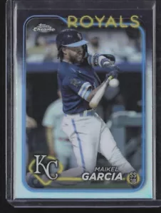 Paquete refractor cromado Maikel Garcia Royals 2024 Topps fresco #246 - Imagen 1 de 2