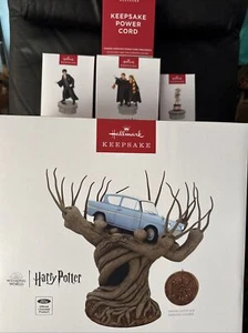 Hallmark Talking Harry Potter Storytellers Ford Tree Topper & 3 Ornaments Set - Picture 1 of 10
