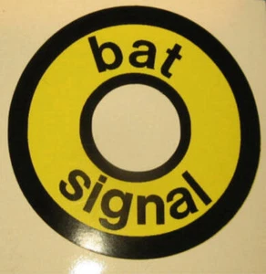 Mego individuelle Reproduktion Aufkleber Batmans Fledermaus Signal - Bild 1 von 1