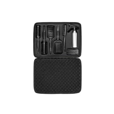 Haarbürsten Set Kent Salon Bürstenkoffer 7-teilig hochwertige Friseurhaarbürsten - Bild 1 von 4