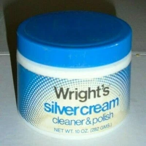 Esmalte limpiador y crema plateado Wright's de colección raro tamaño 10 OZ - Imagen 1 de 1