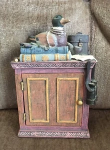 1998 FIGI 7.5"x5" Wilderness Bound Hinged Clock with Door.CKH-WLD-201 Wildfowl  - Picture 1 of 8