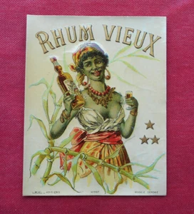 Rhum Vieux - Etiquette Ancienne ! - Picture 1 of 1