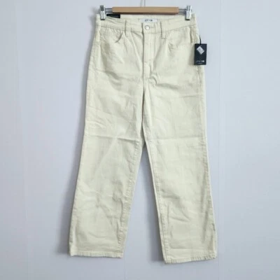NWT Joe's Ivory Jeans High Rise Wide Leg Size 27 - Image 1 of 4