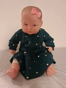 20" Berenguer Happy Baby Doll With Teeth & Bow Girl - Picture 1 of 8
