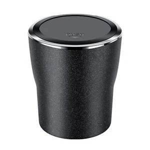 Car Ashtray With Lid Portable Tray Smokeless Ashtray with LED Light Car Trash - Picture 1 of 12