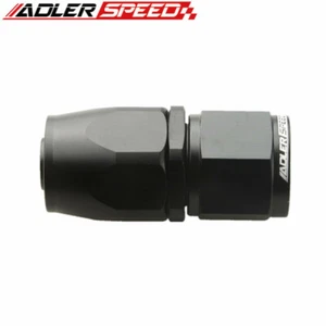 ADLERSPEED Straight -10AN 10AN Swivel Hose End Fitting Oil Fuel Gas Line Black - Picture 1 of 8